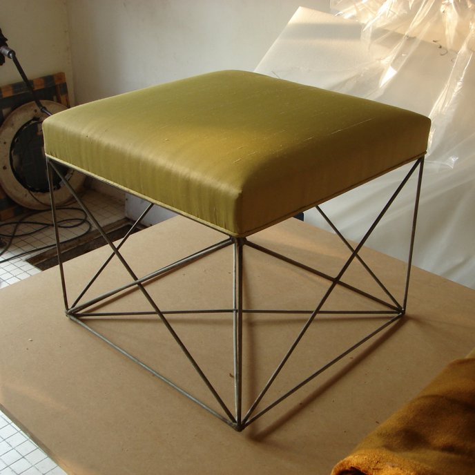 Tabouret/Repose-pied - Carré Plein