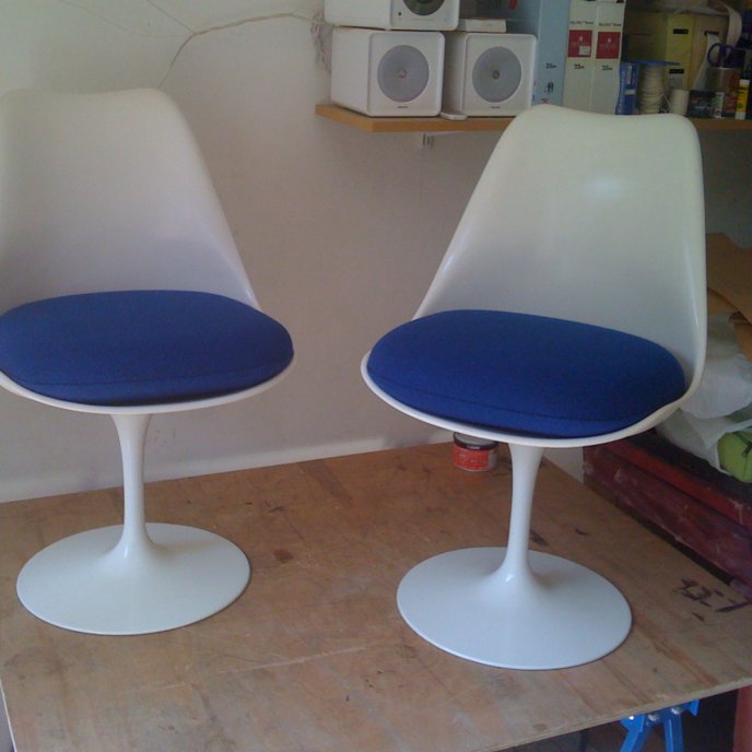 Galettes d'assises chaises Tulip - Carré Plein